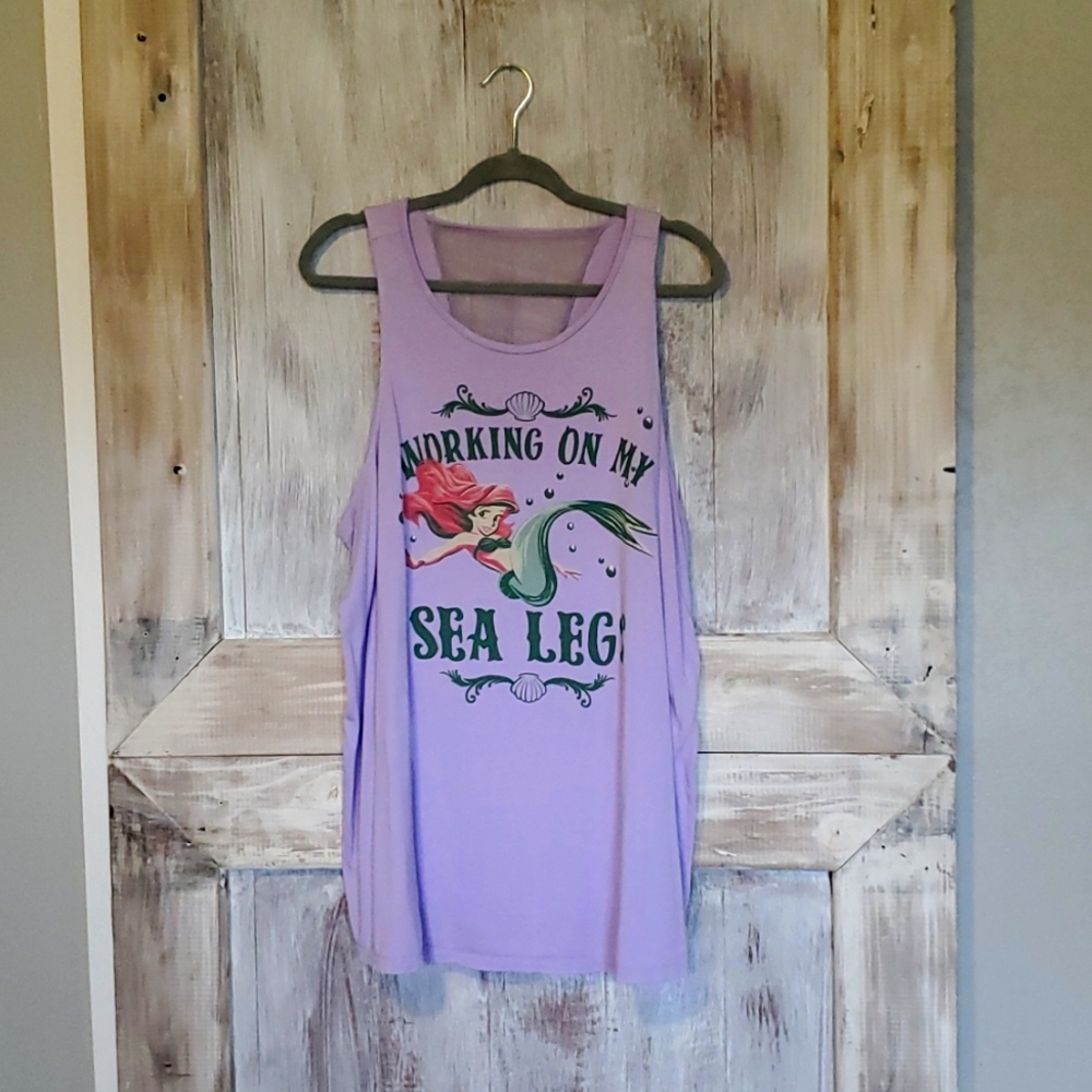 Disney Little Mermaid 3X Torrid Workout Tank